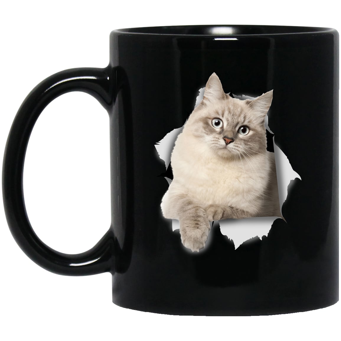 BM11OZ 11oz Black Mug Design Preview