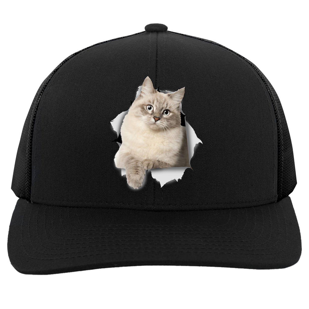 104C Trucker Snap Back - Black