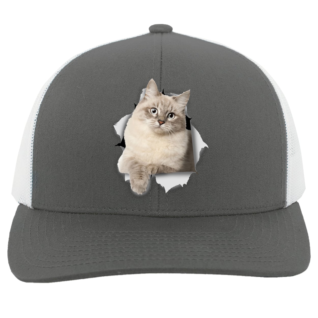 104C Trucker Snap Back - Graphite/White