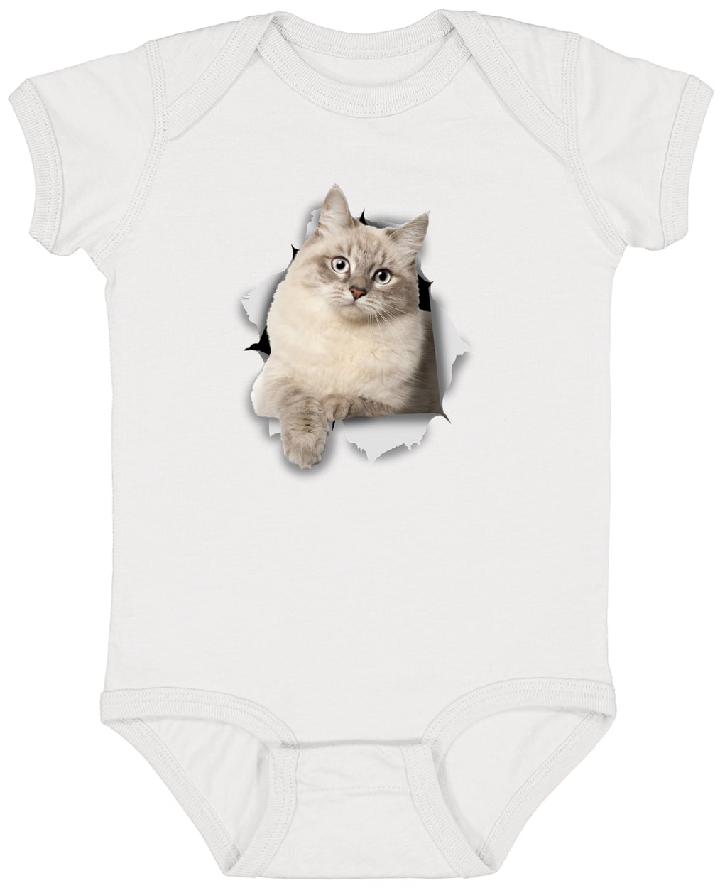 4424 Infant Fine Jersey Bodysuit - White