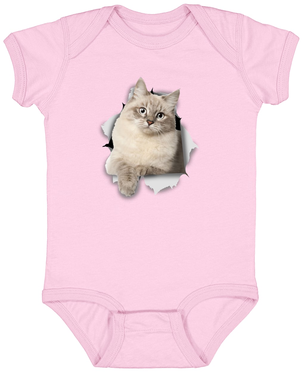 4424 Infant Fine Jersey Bodysuit - Pink