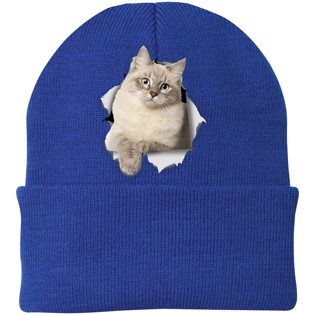 CP90 Port & Company Knit Beanie - Athletic Royal