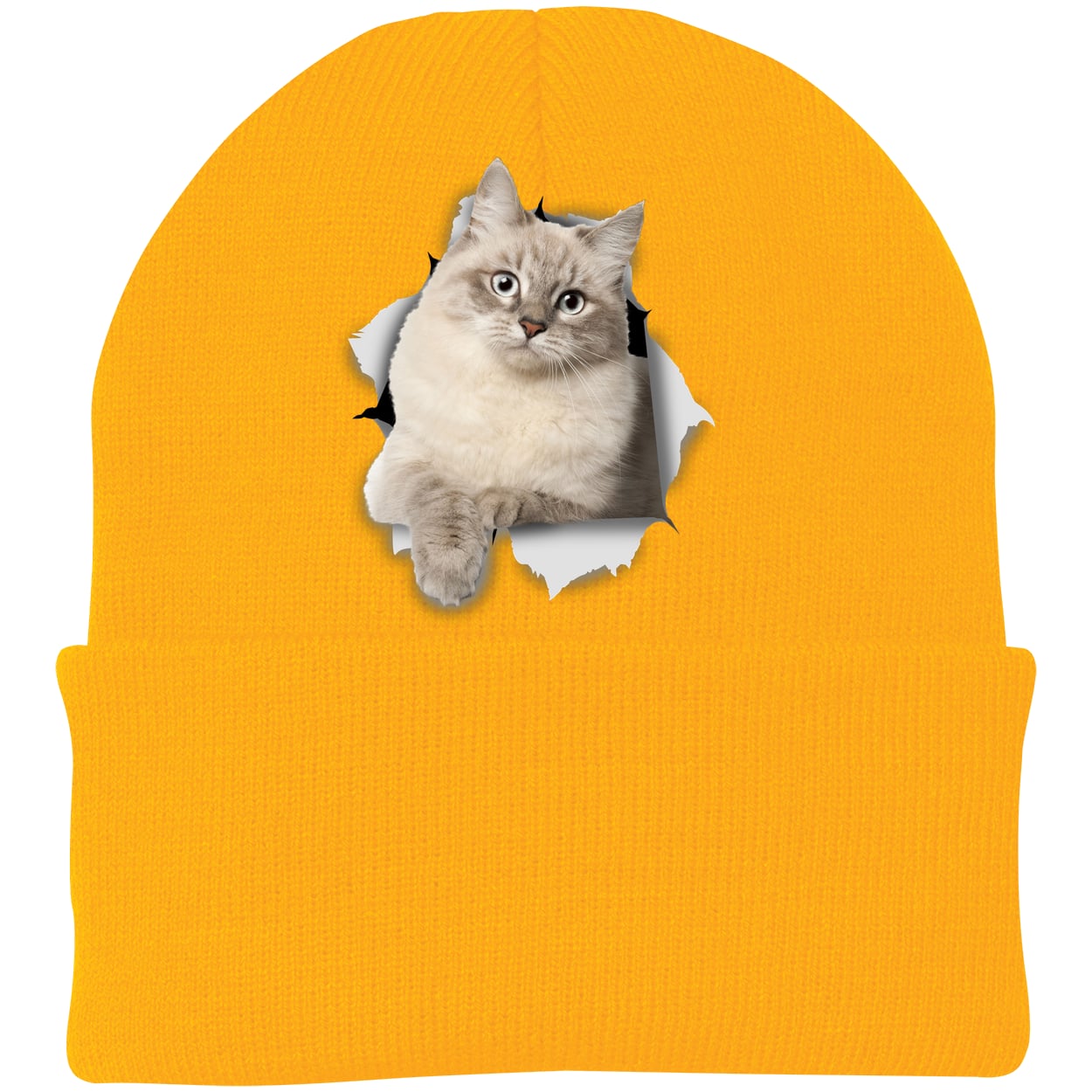 CP90 Port & Company Knit Beanie - Athletic Gold