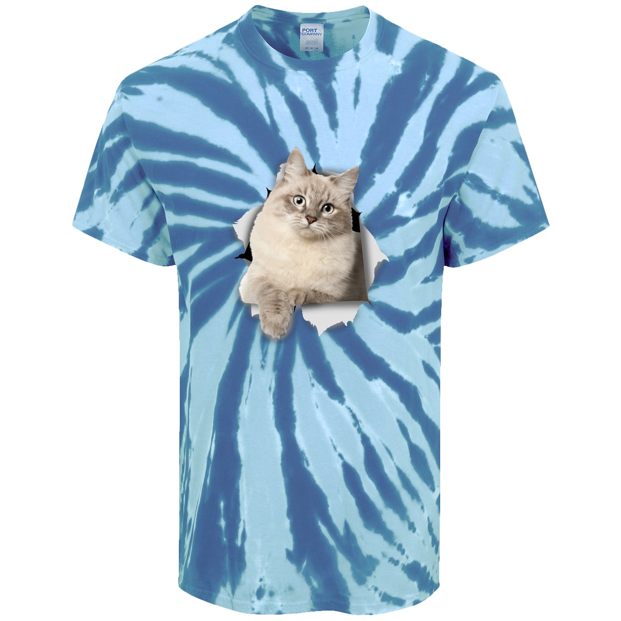 PC147 Port & Company Tie-Dye Tee - Royal