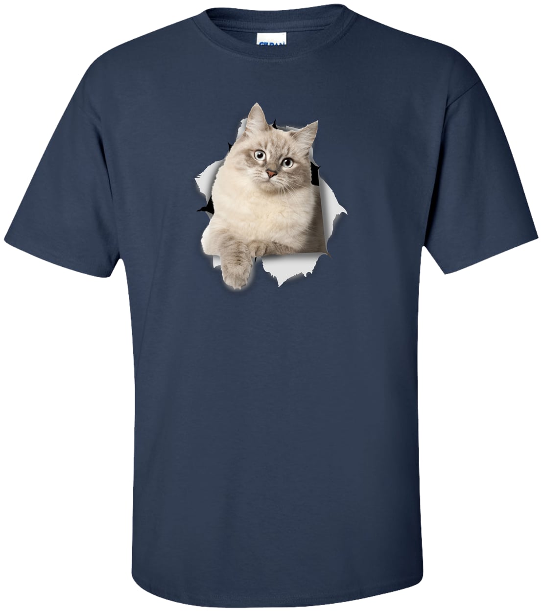 G200T Gildan Mens Tall Ultra Cotton Tee - Navy