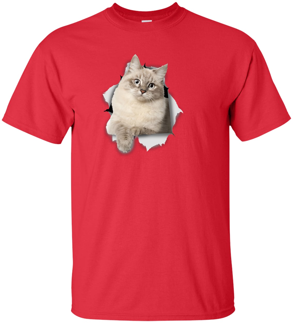 G200T Gildan Mens Tall Ultra Cotton Tee - Red