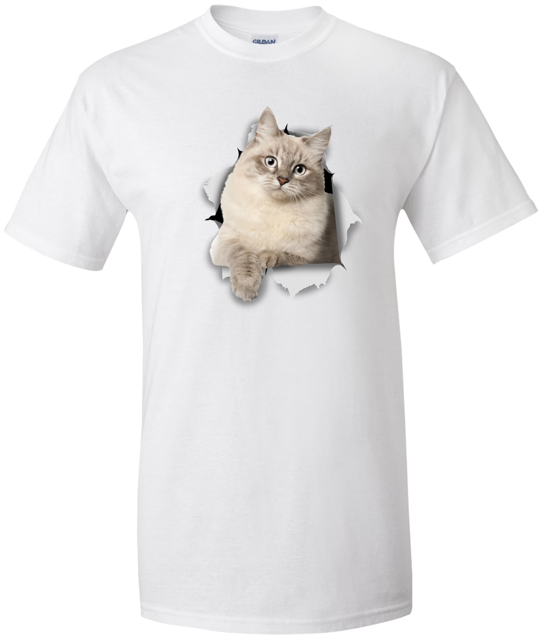 G200T Gildan Mens Tall Ultra Cotton Tee - White