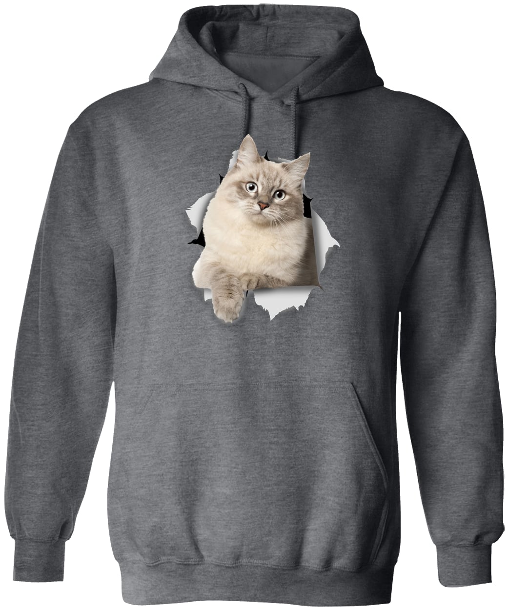 G185 Gildan Pullover Hoodie - Dark Heather