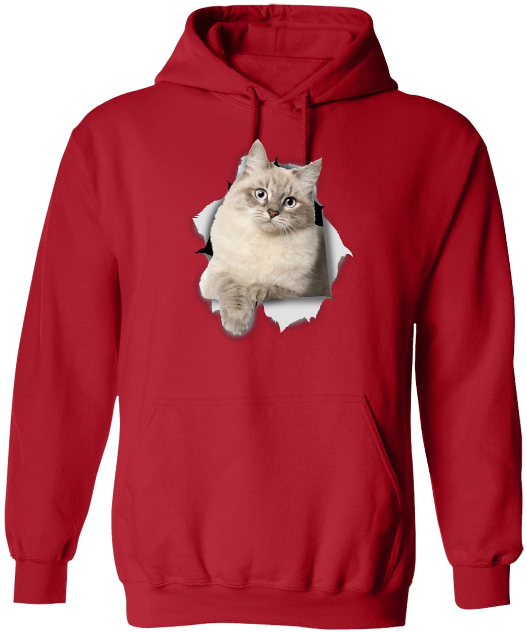 G185 Gildan Pullover Hoodie - Red