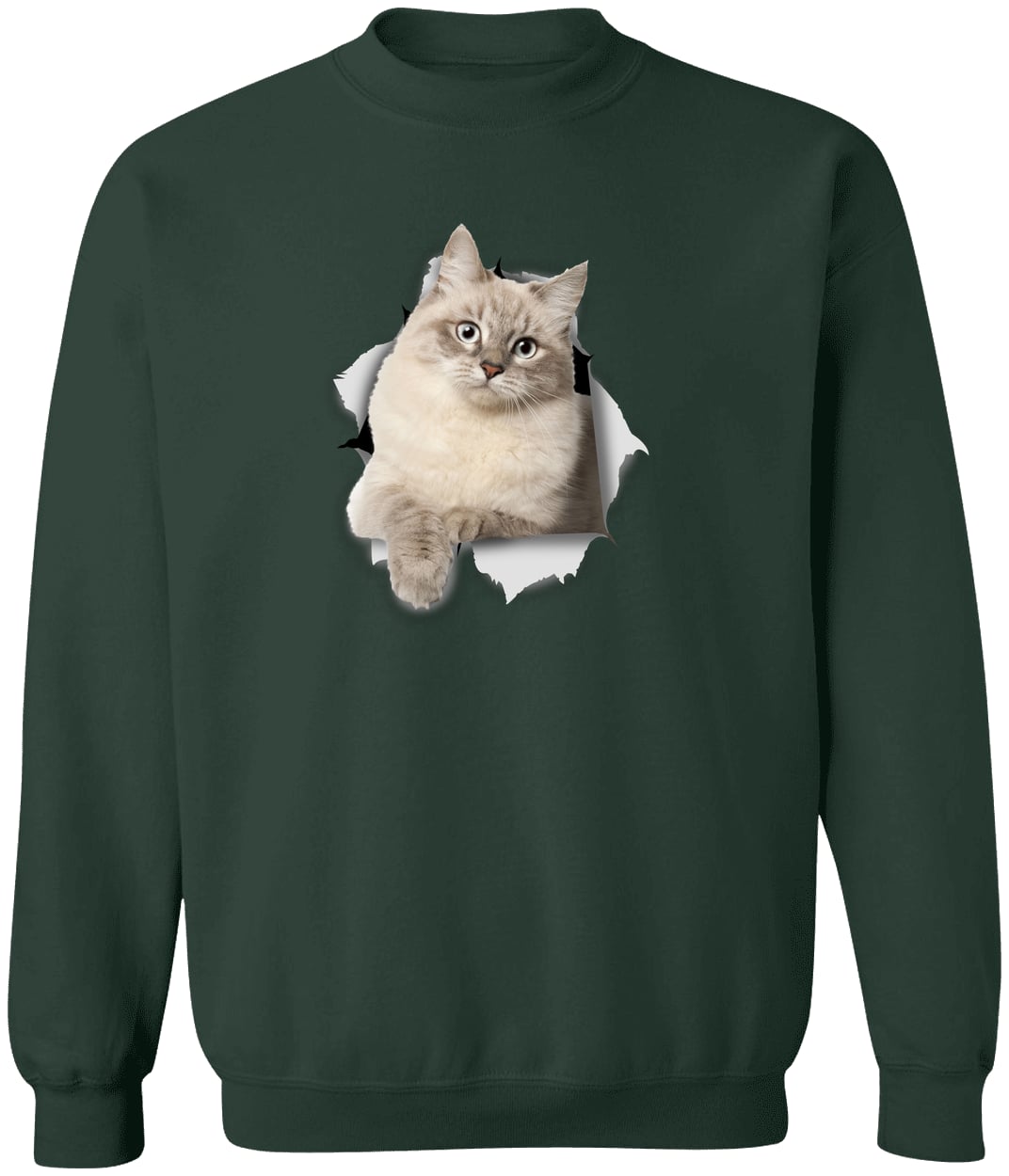 G180 Gildan Crewneck Pullover Sweatshirt - Forest Green