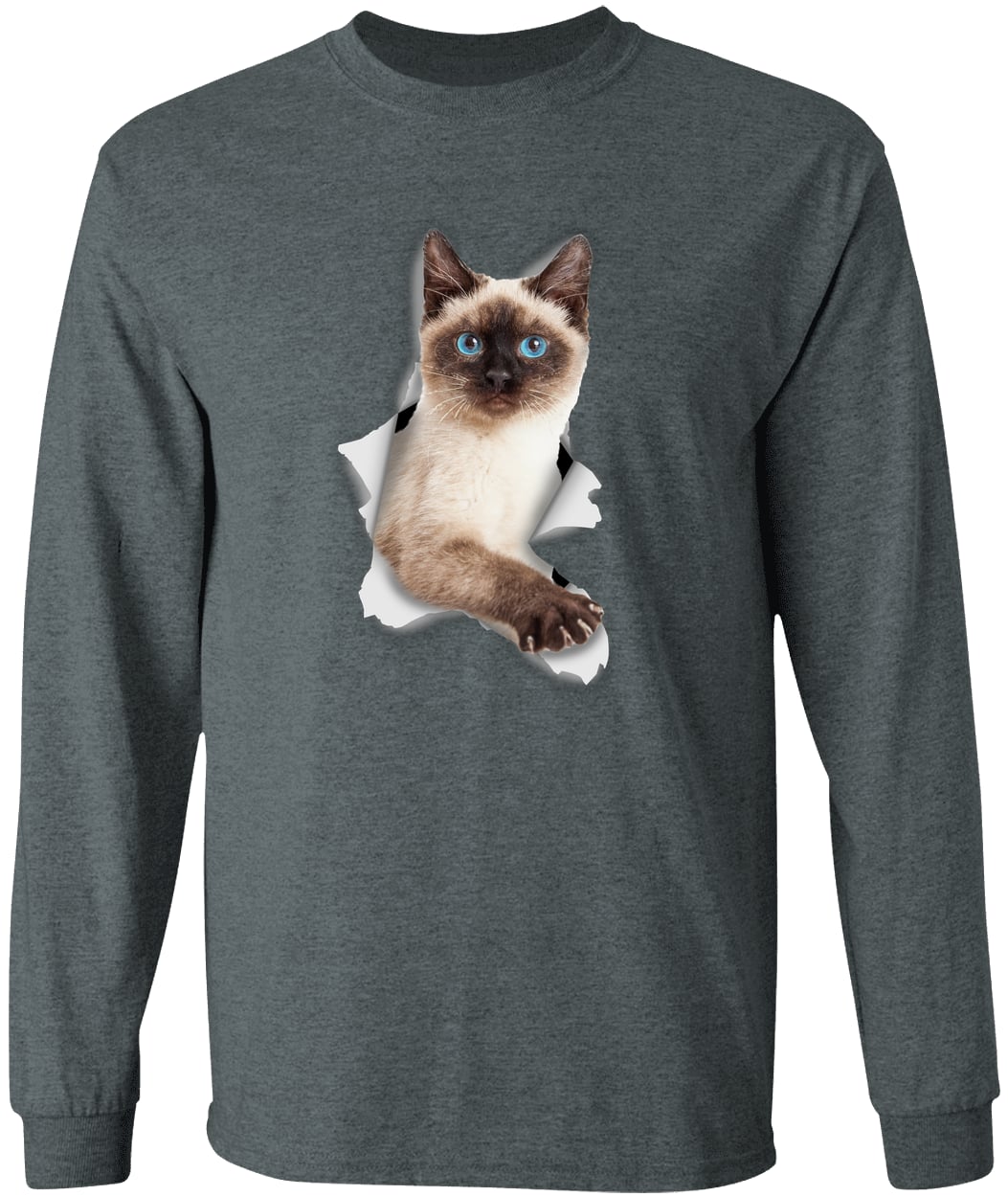 G540 LS T-Shirt 5.3 oz. - Dark Heather
