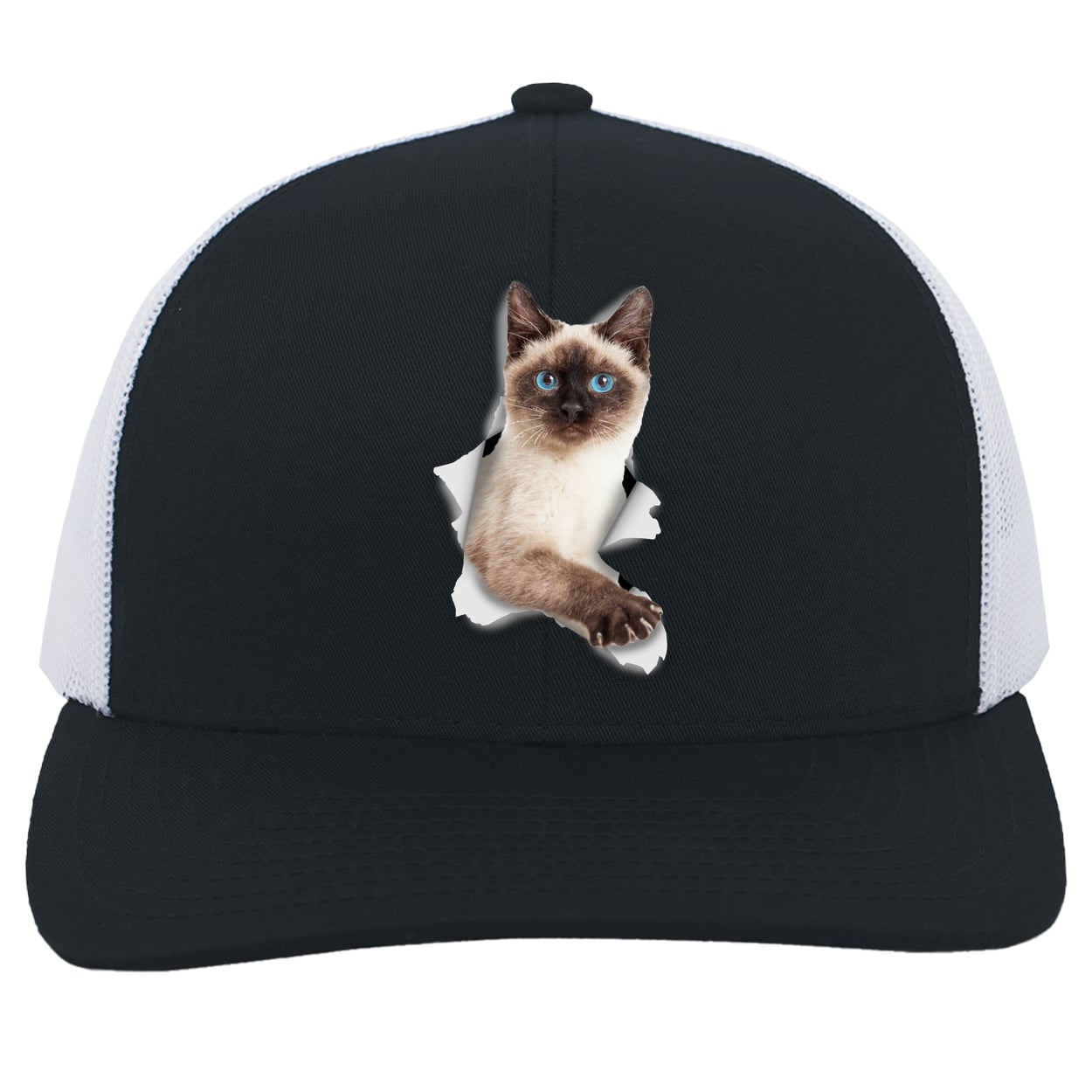 104C Trucker Snap Back - Navy/White