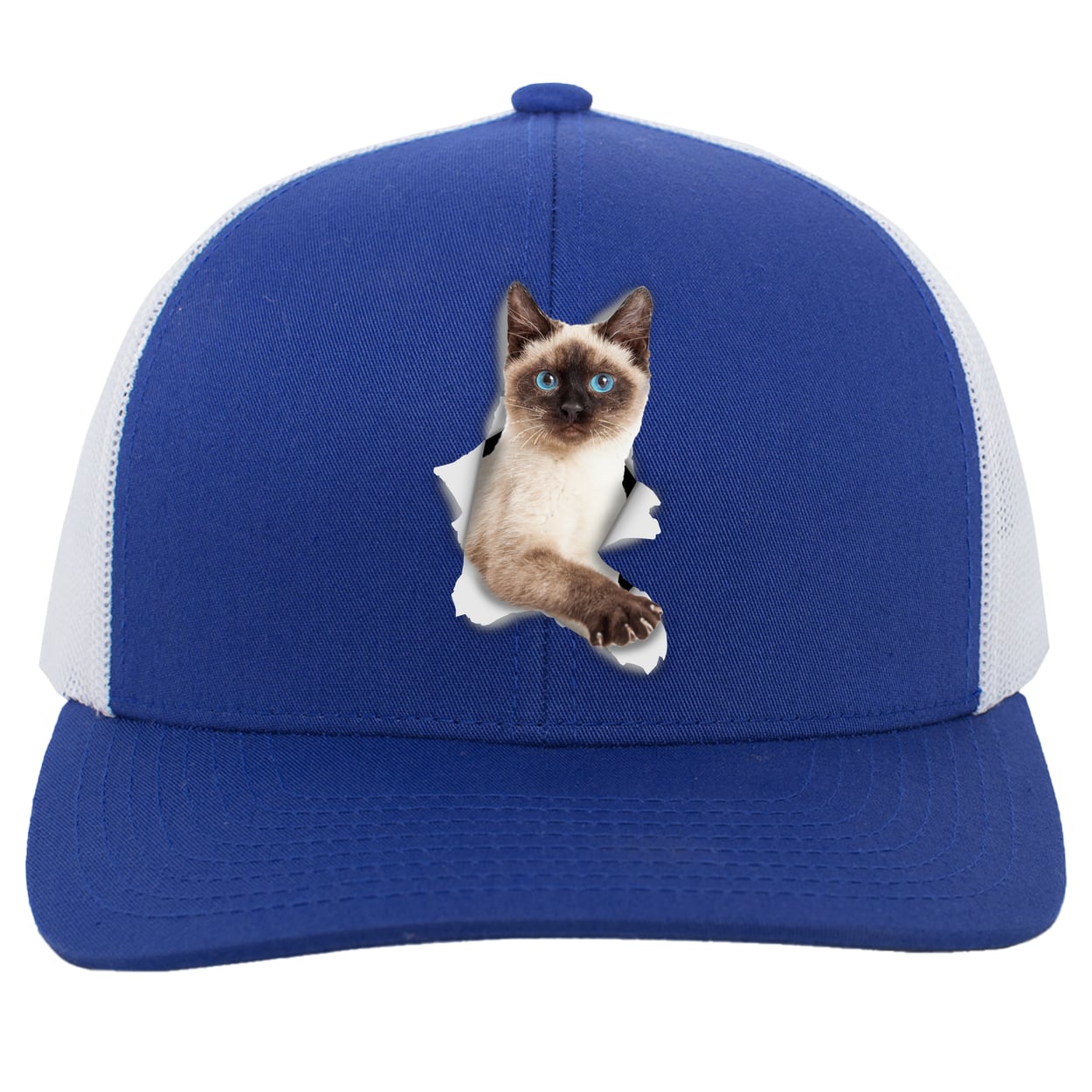 104C Trucker Snap Back - Royal/White