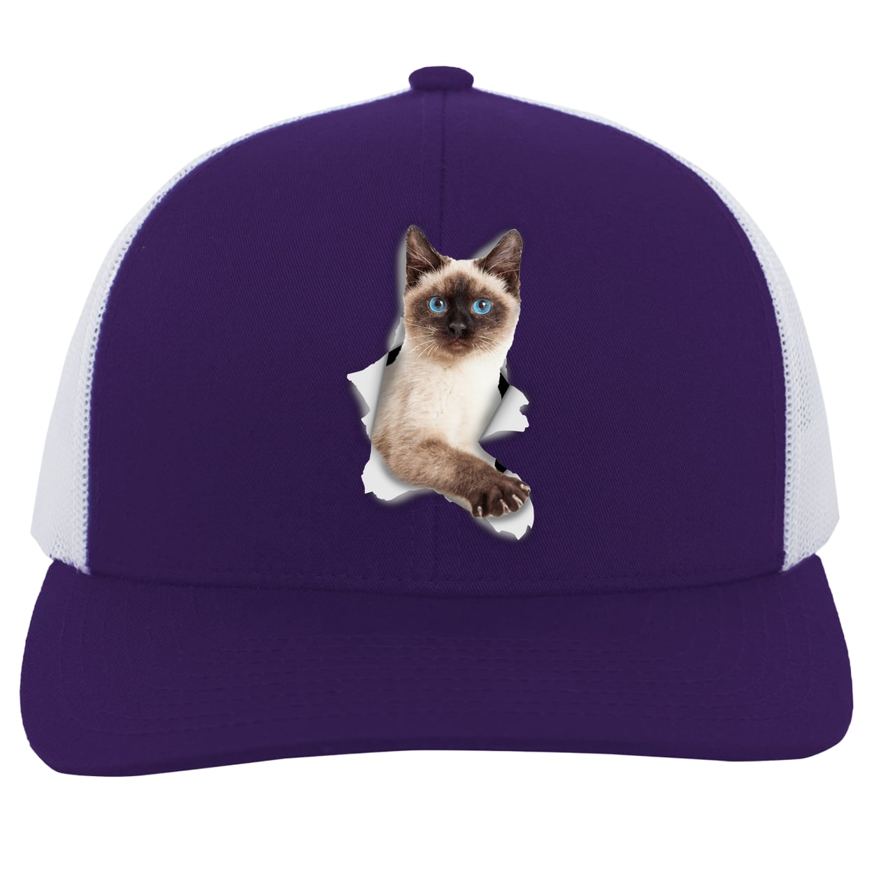 104C Trucker Snap Back - Purple/White