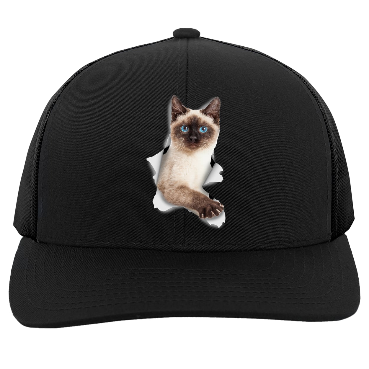 104C Trucker Snap Back - Black