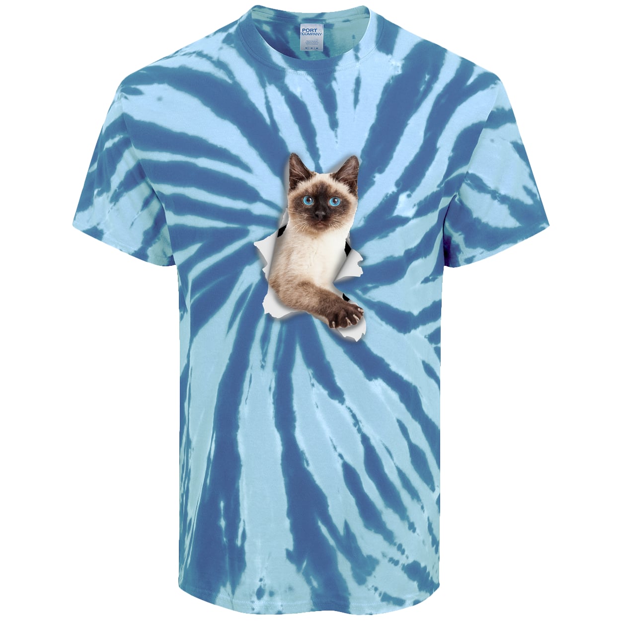 PC147 Port & Company Tie-Dye Tee - Royal