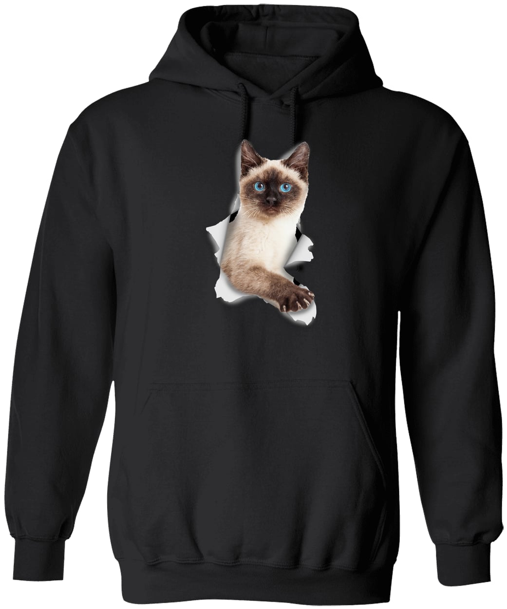 G185 Gildan Pullover Hoodie - Black