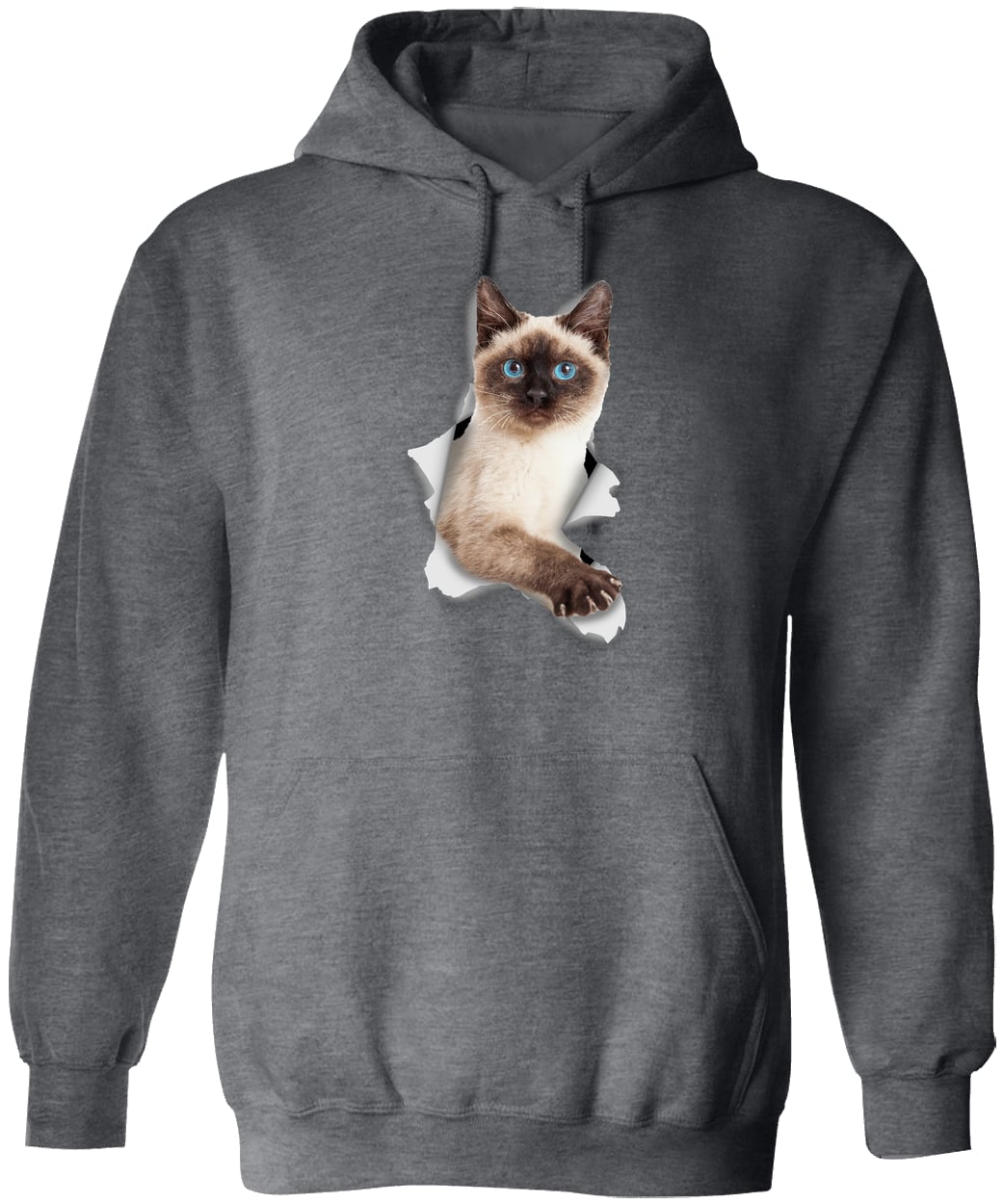 G185 Gildan Pullover Hoodie - Dark Heather