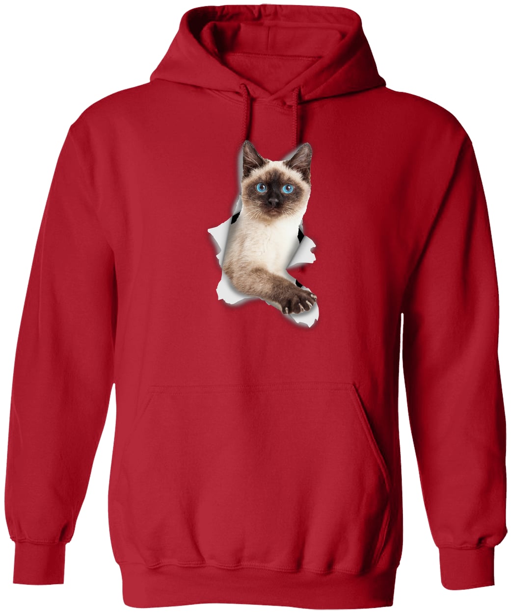 G185 Gildan Pullover Hoodie - Red