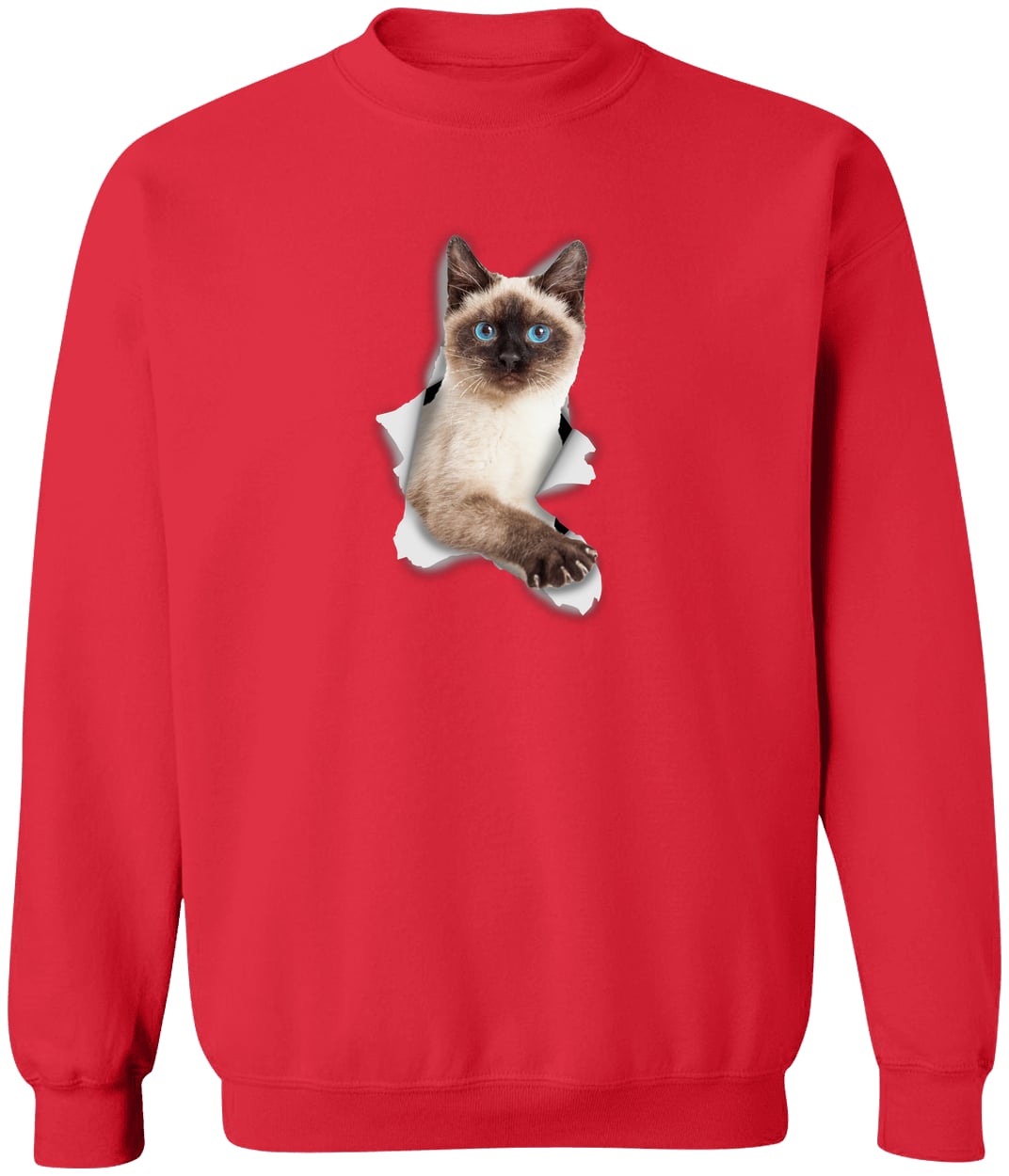 G180 Gildan Crewneck Pullover Sweatshirt - Red