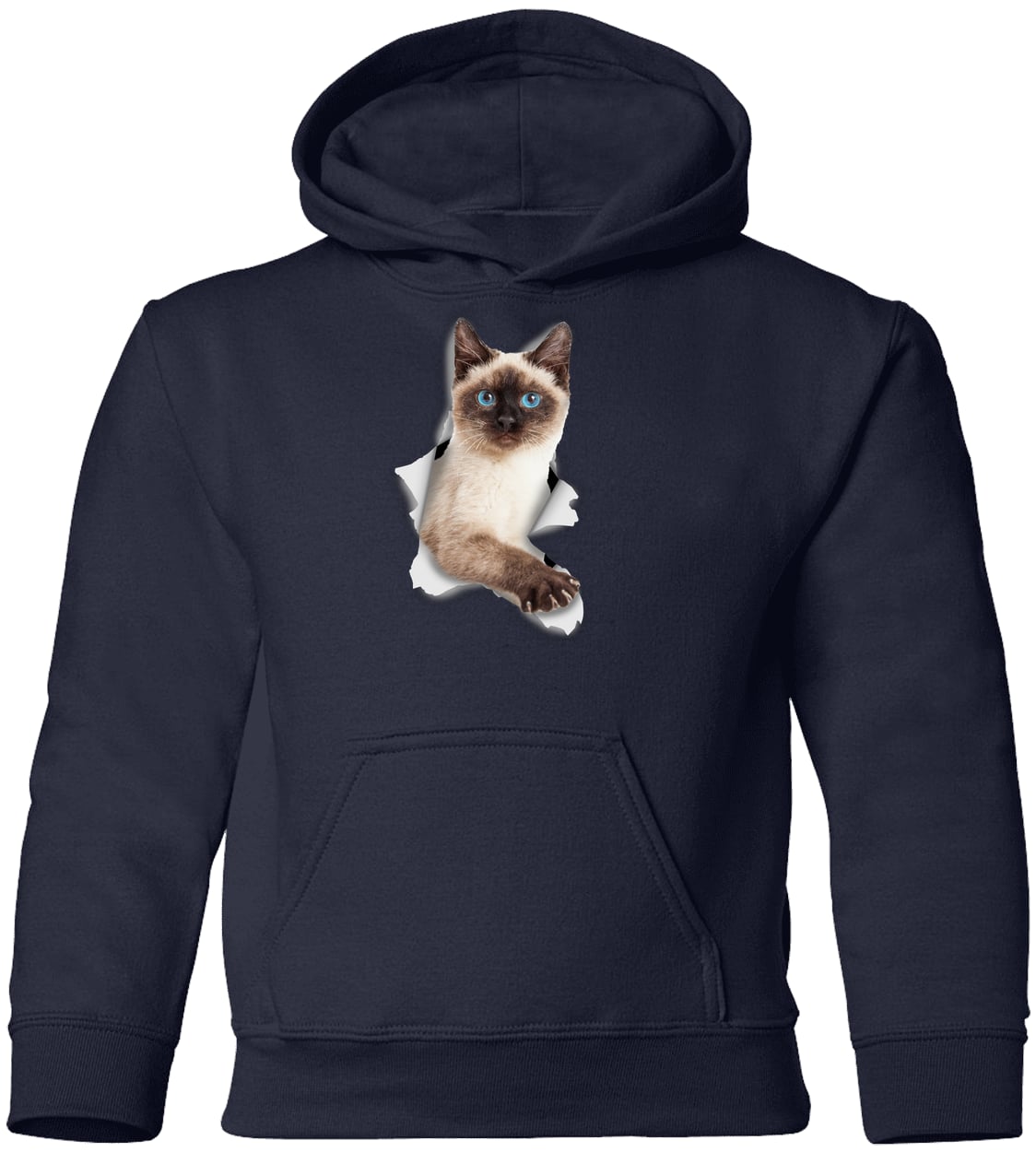 G185B Gildan Youth Pullover Hoodie - Navy