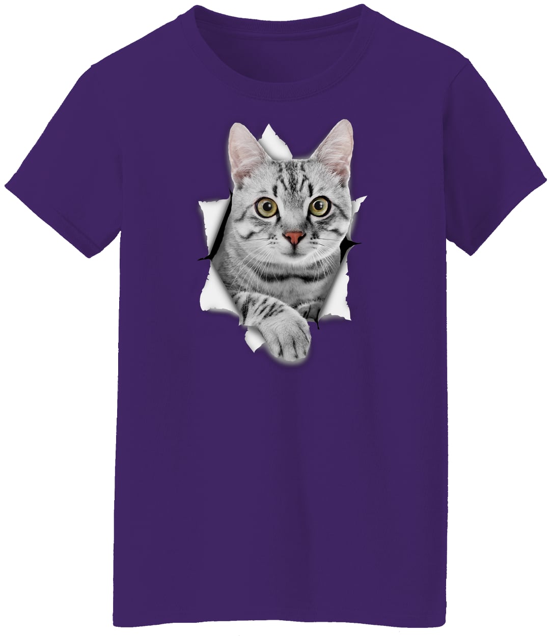 G500L Ladies' 5.3 oz. T-Shirt - Purple