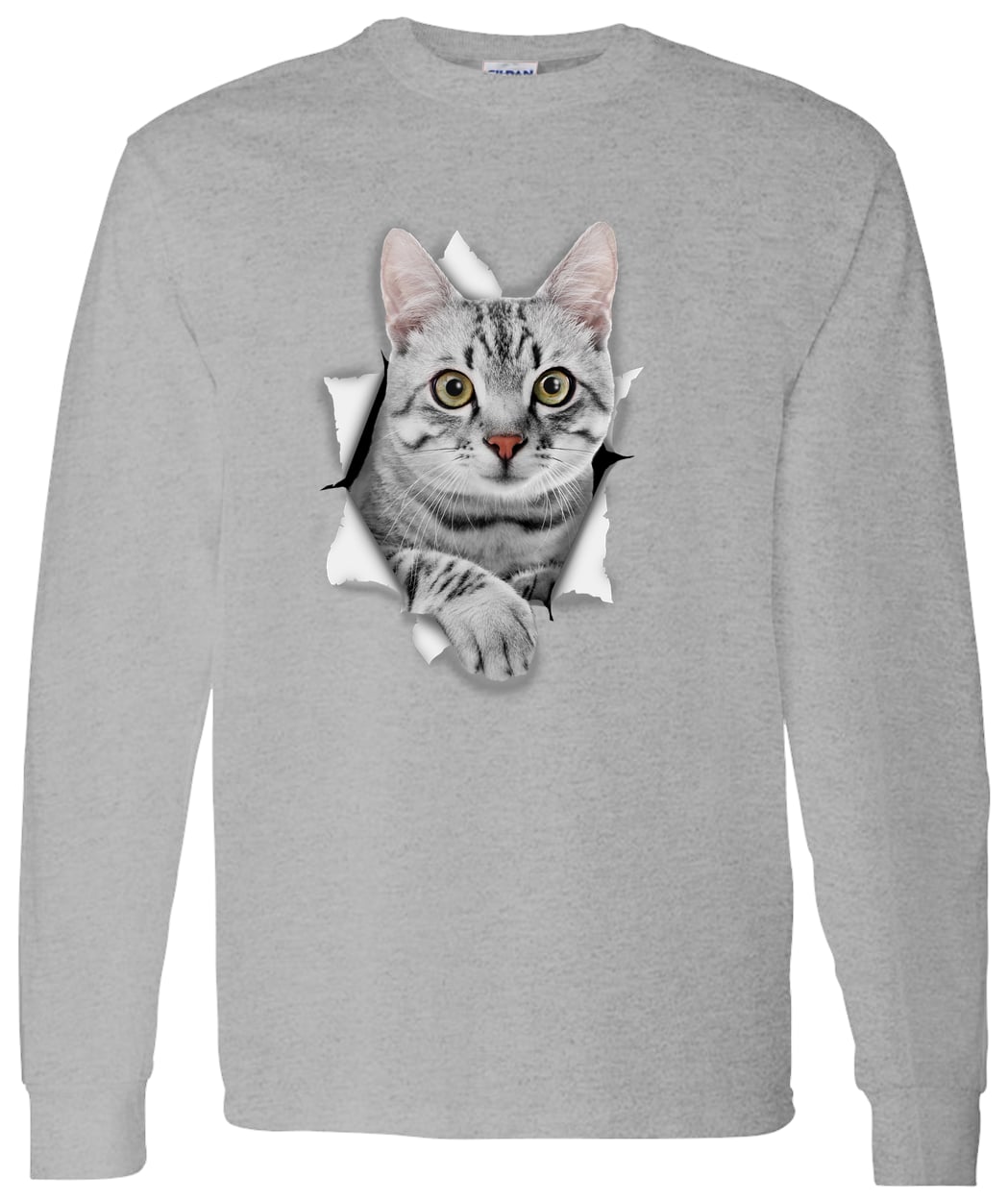 G540 LS T-Shirt 5.3 oz. - Sport Grey