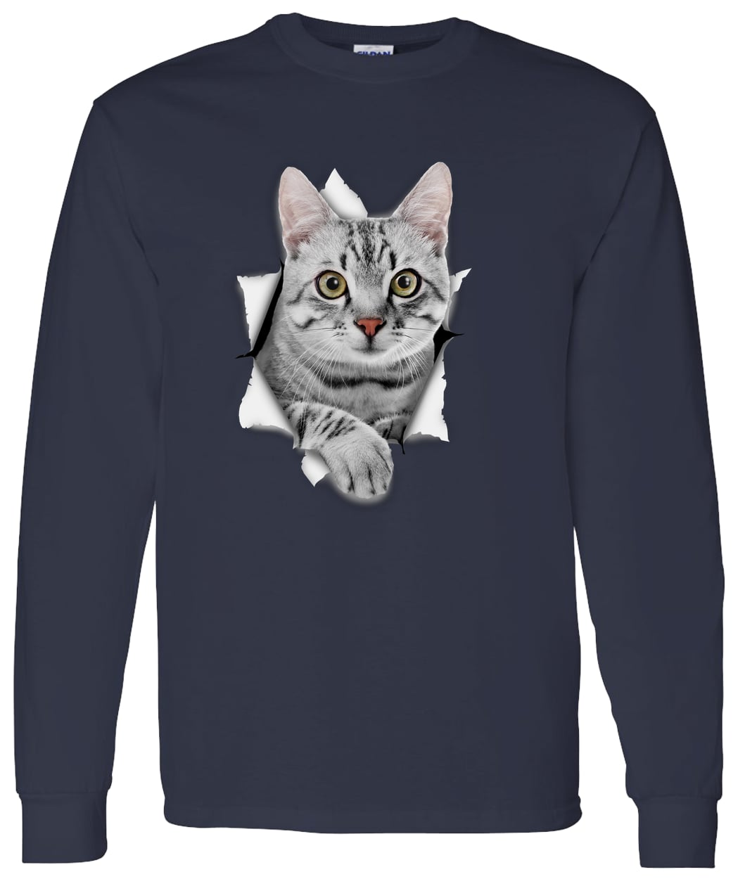 G540 LS T-Shirt 5.3 oz. - Navy