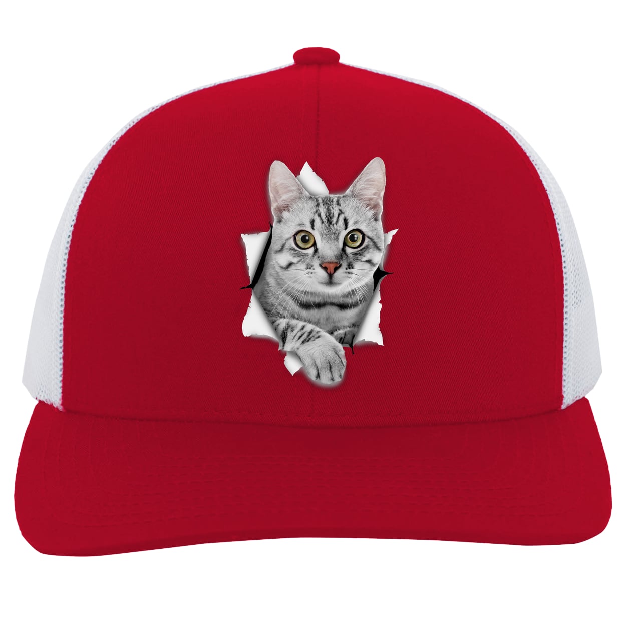 104C Trucker Snap Back - Red/White