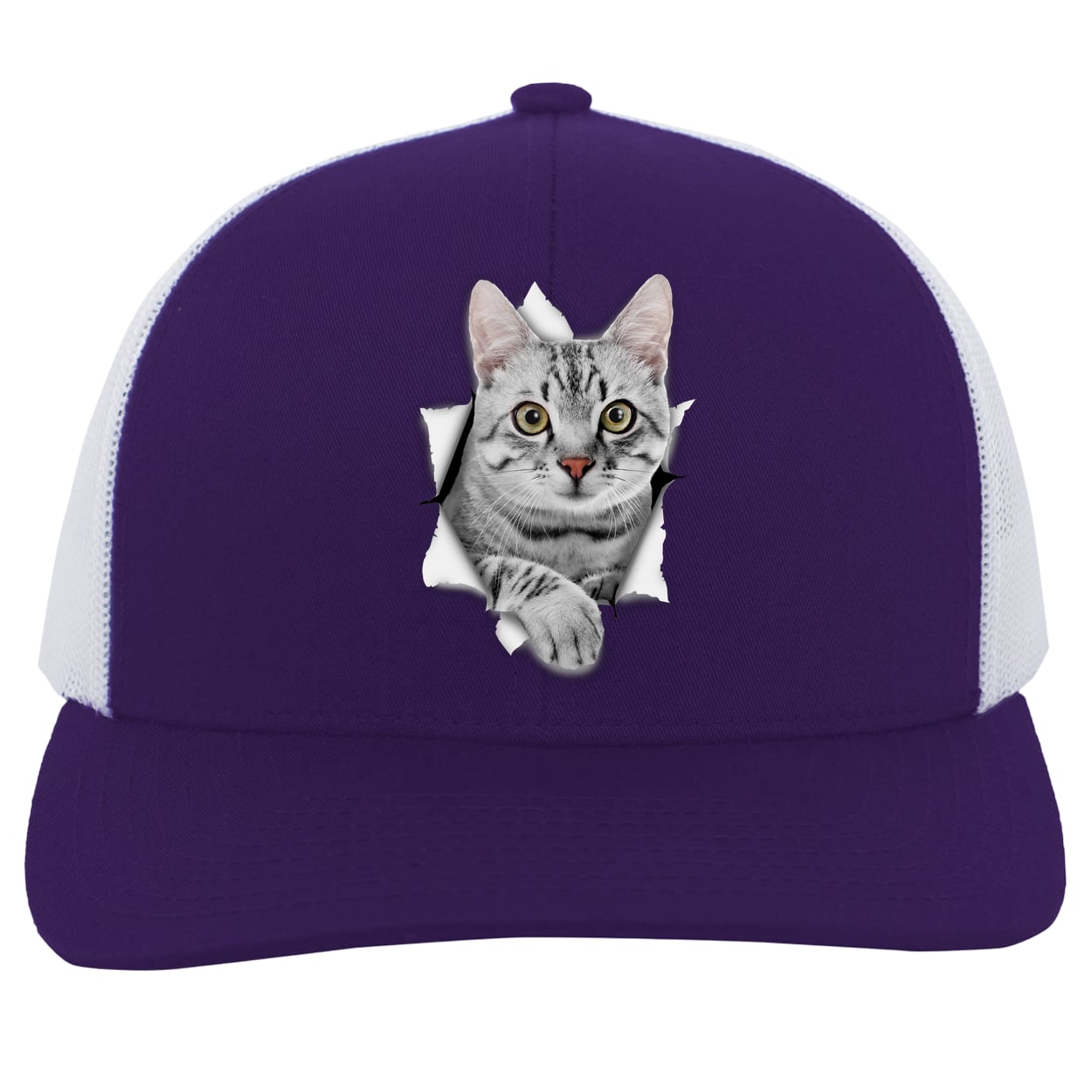 104C Trucker Snap Back - Purple/White