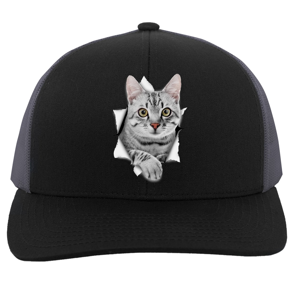 104C Trucker Snap Back - Black/Graphite