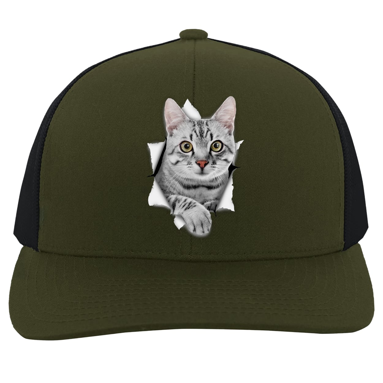 104C Trucker Snap Back - Moss/Charcoal