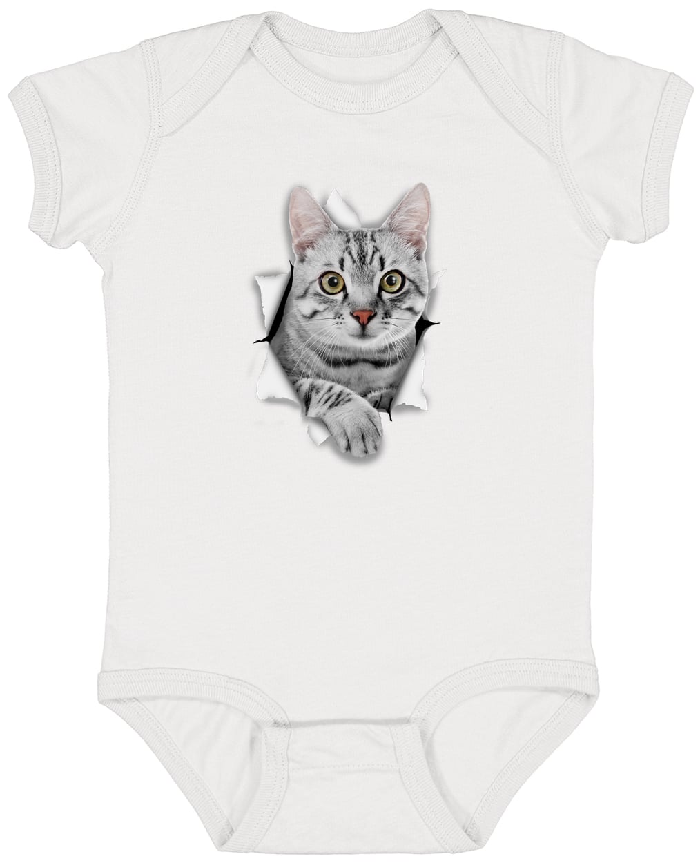 4424 Infant Fine Jersey Bodysuit - White