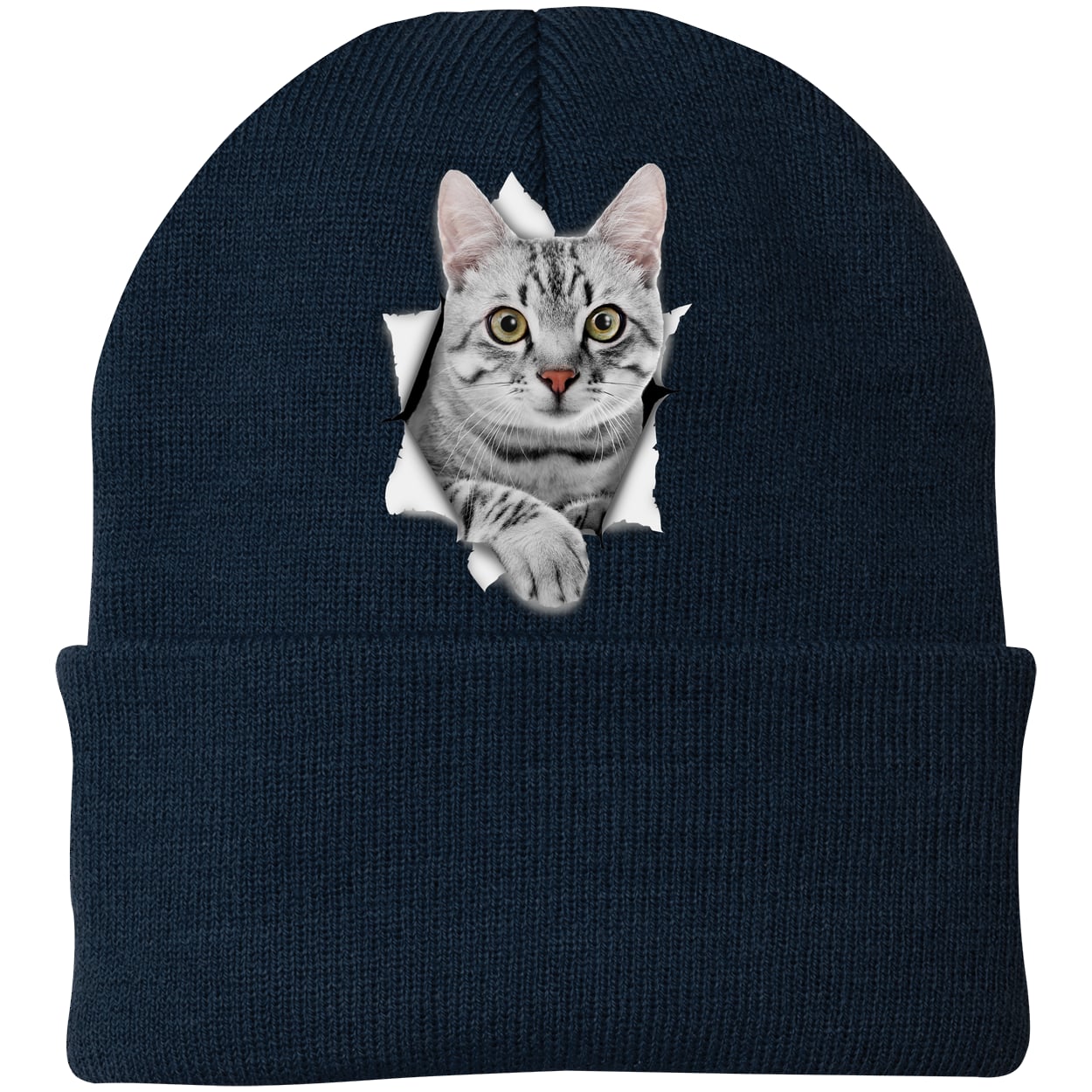 CP90 Port & Company Knit Beanie - Navy