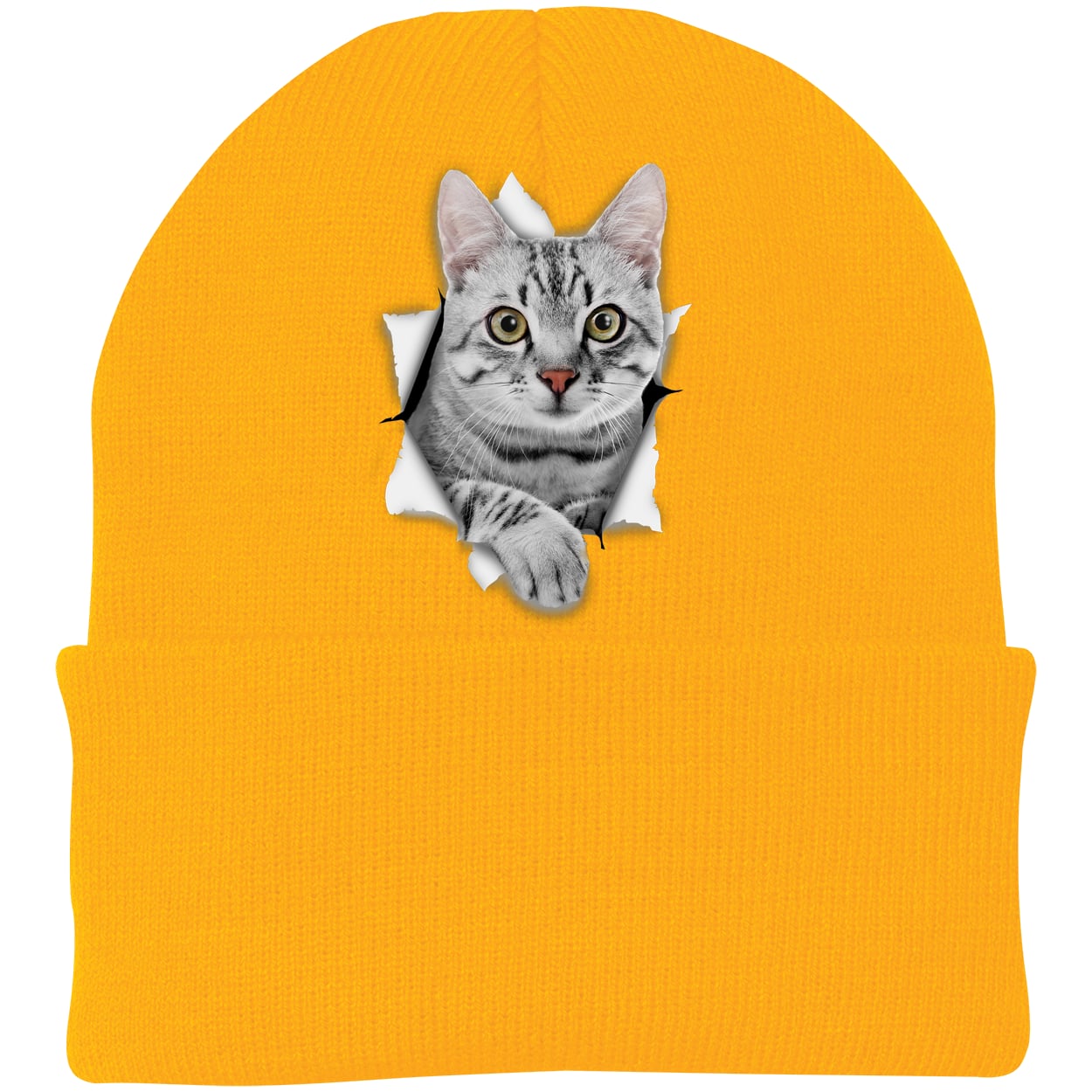 CP90 Port & Company Knit Beanie - Athletic Gold