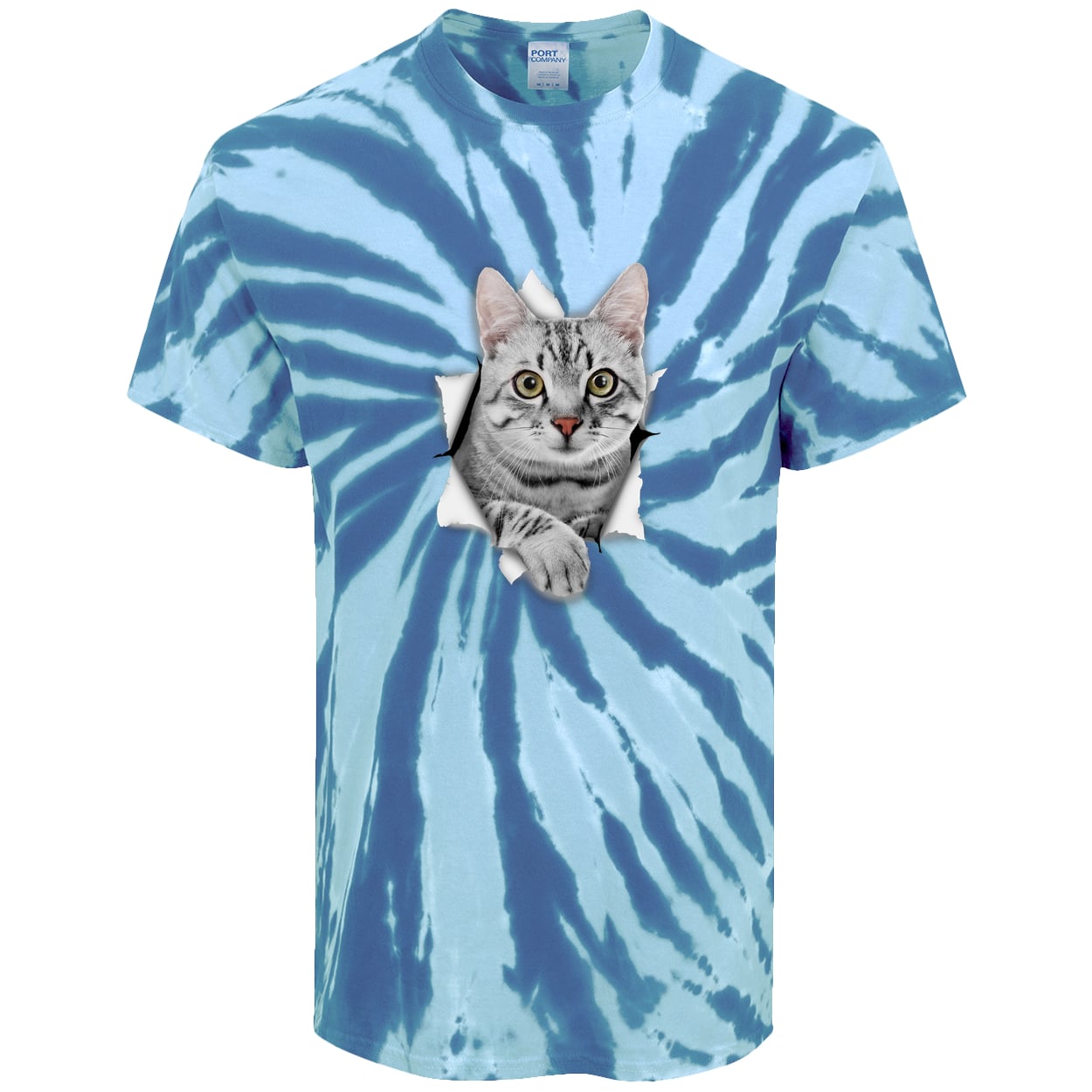 PC147 Port & Company Tie-Dye Tee - Royal