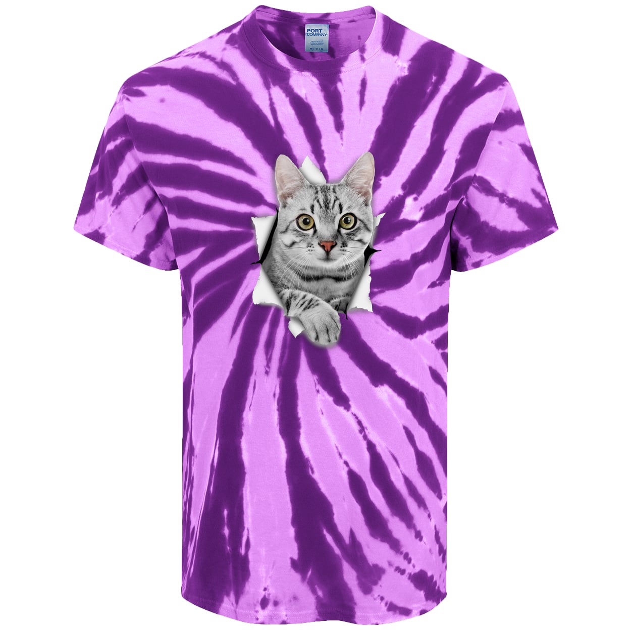 PC147 Port & Company Tie-Dye Tee - Purple
