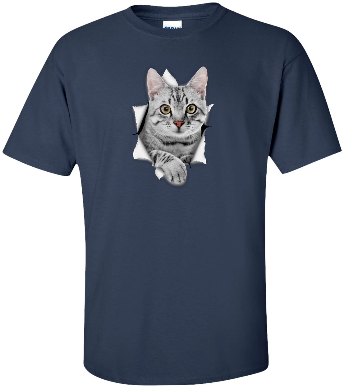 G200T Gildan Mens Tall Ultra Cotton Tee - Navy