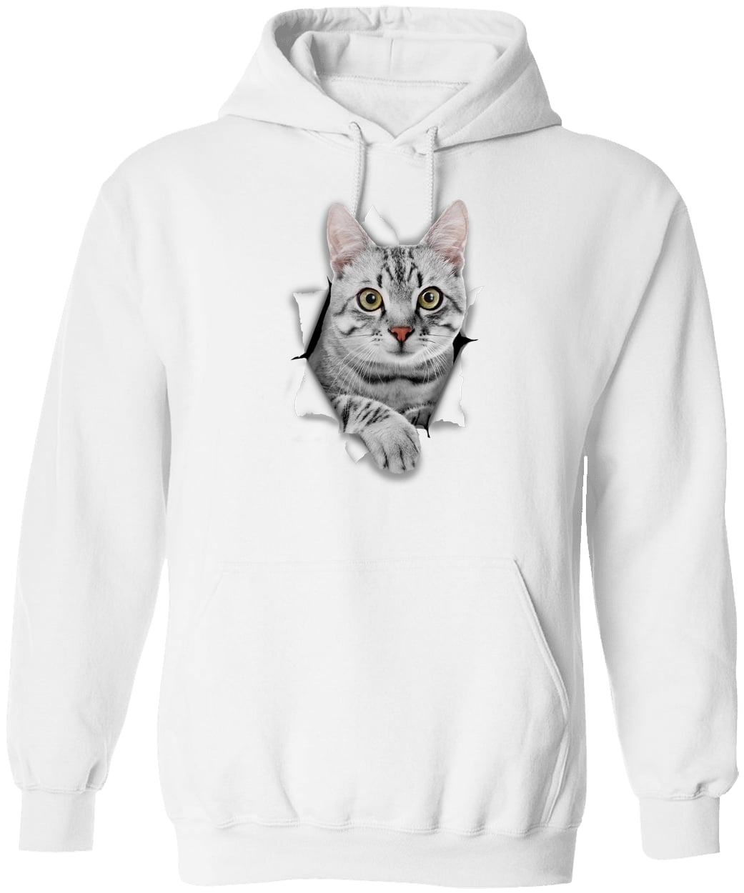 G185 Gildan Pullover Hoodie - White