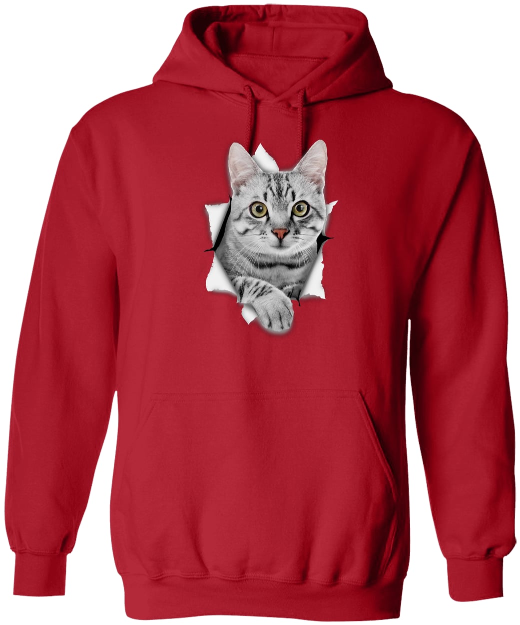 G185 Gildan Pullover Hoodie - Red