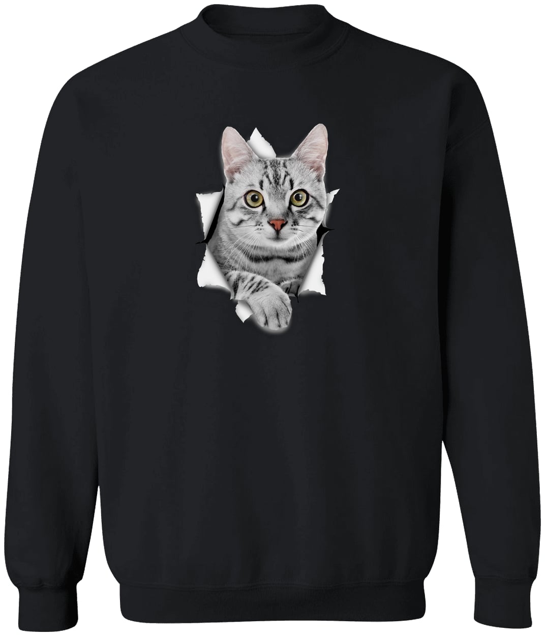 G180 Gildan Crewneck Pullover Sweatshirt - Black