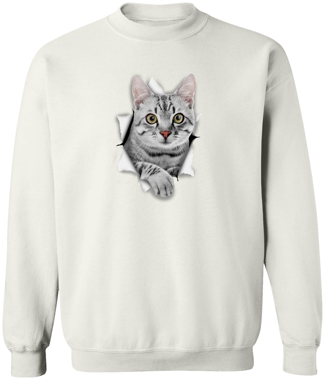 G180 Gildan Crewneck Pullover Sweatshirt - White