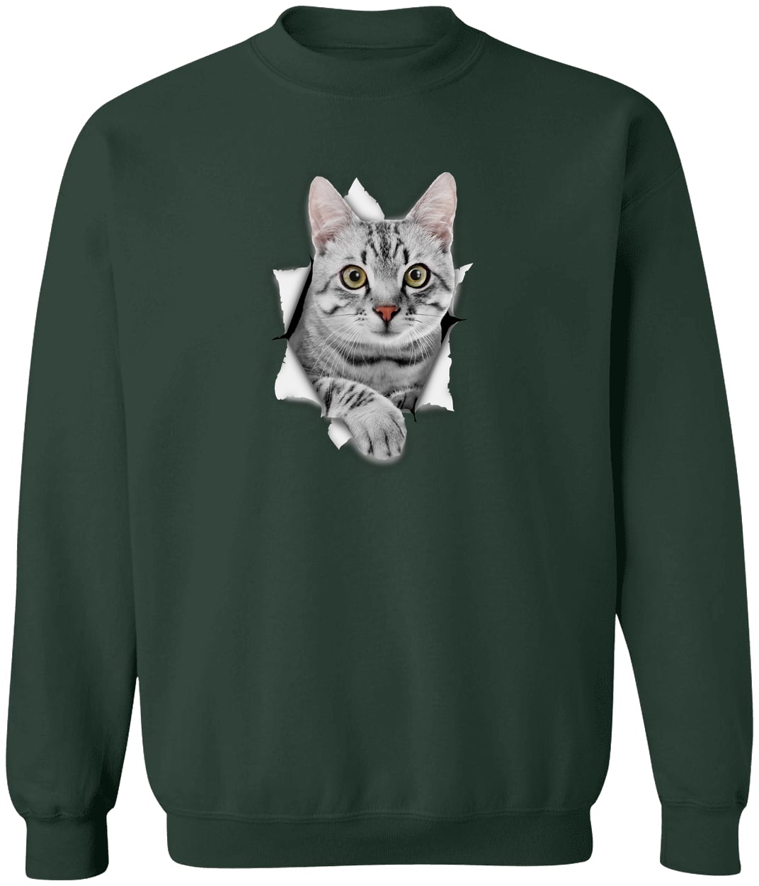 G180 Gildan Crewneck Pullover Sweatshirt - Forest Green