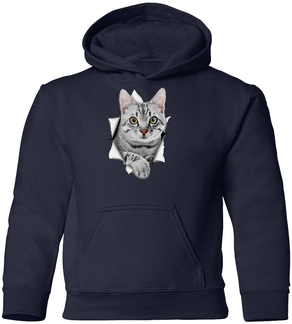 G185B Gildan Youth Pullover Hoodie - Navy