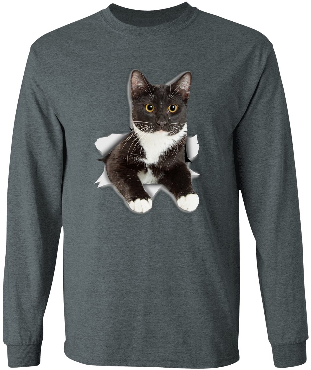 G540 LS T-Shirt 5.3 oz. - Dark Heather