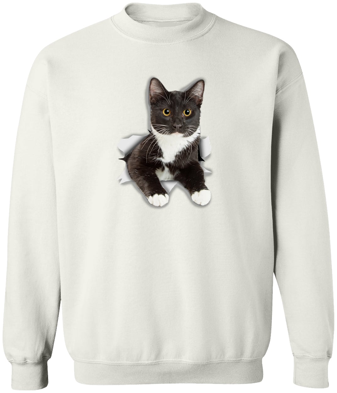 G180 Gildan Crewneck Pullover Sweatshirt - White