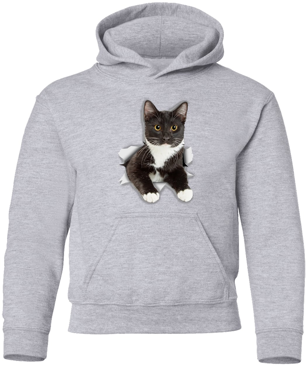 G185B Gildan Youth Pullover Hoodie - Sport Grey