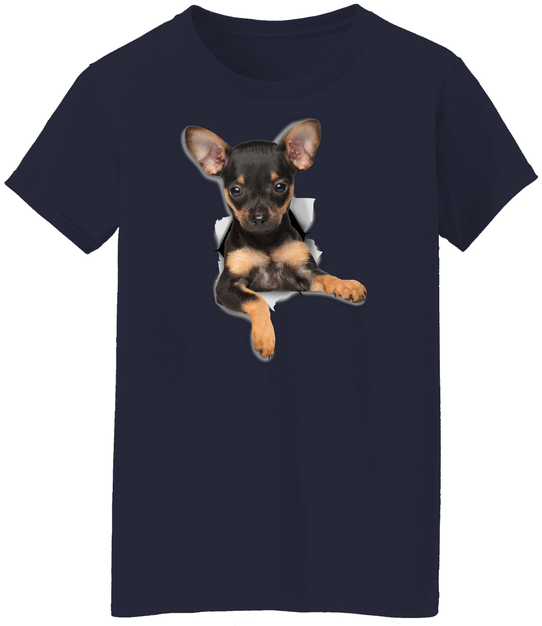 G500L Ladies' 5.3 oz. T-Shirt - Navy