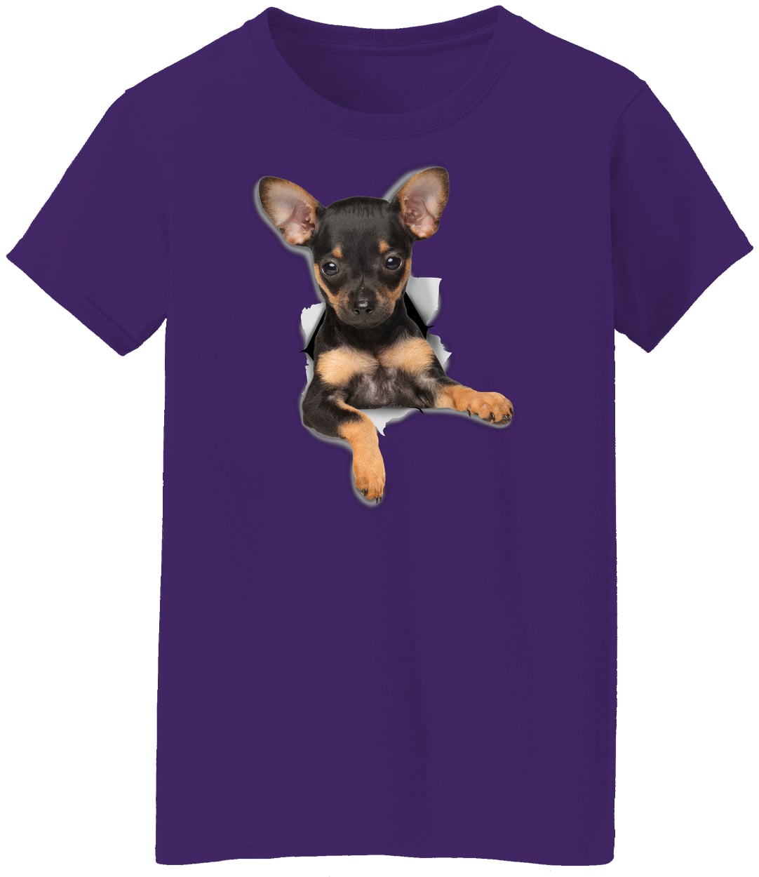 G500L Ladies' 5.3 oz. T-Shirt - Purple