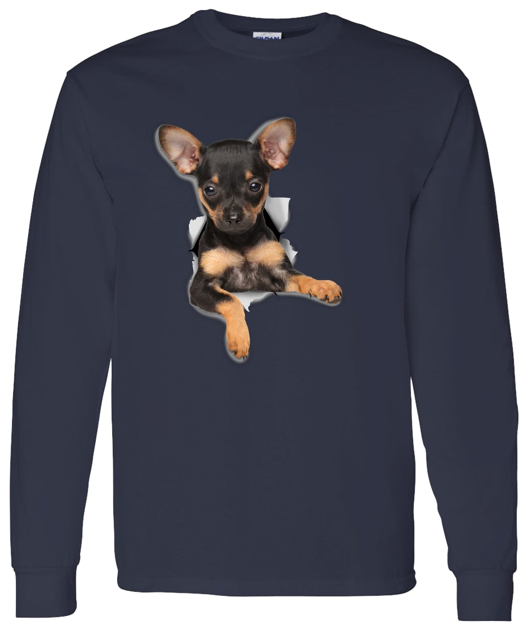 G540 LS T-Shirt 5.3 oz. - Navy